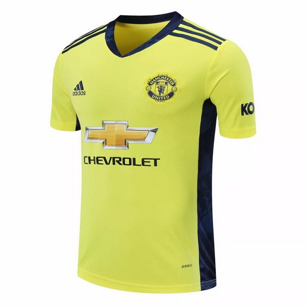 Maillot Football Manchester United Exterieur Gardien 2020-21 Jaune